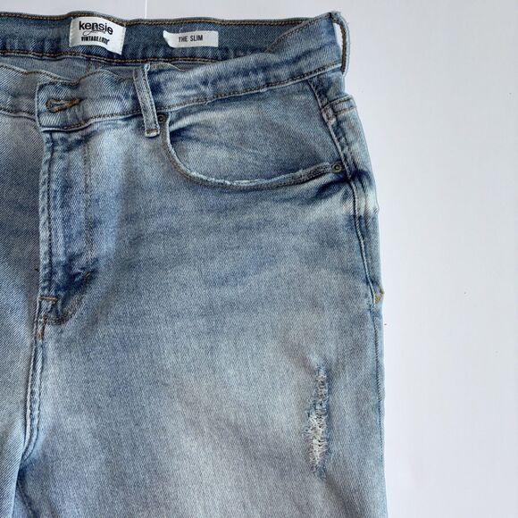 Kenzie Jeans Vintage Luxe, Juliet High Rise Slim Leg Jeans, Women Size 14, Ankle - Picture 5 of 14